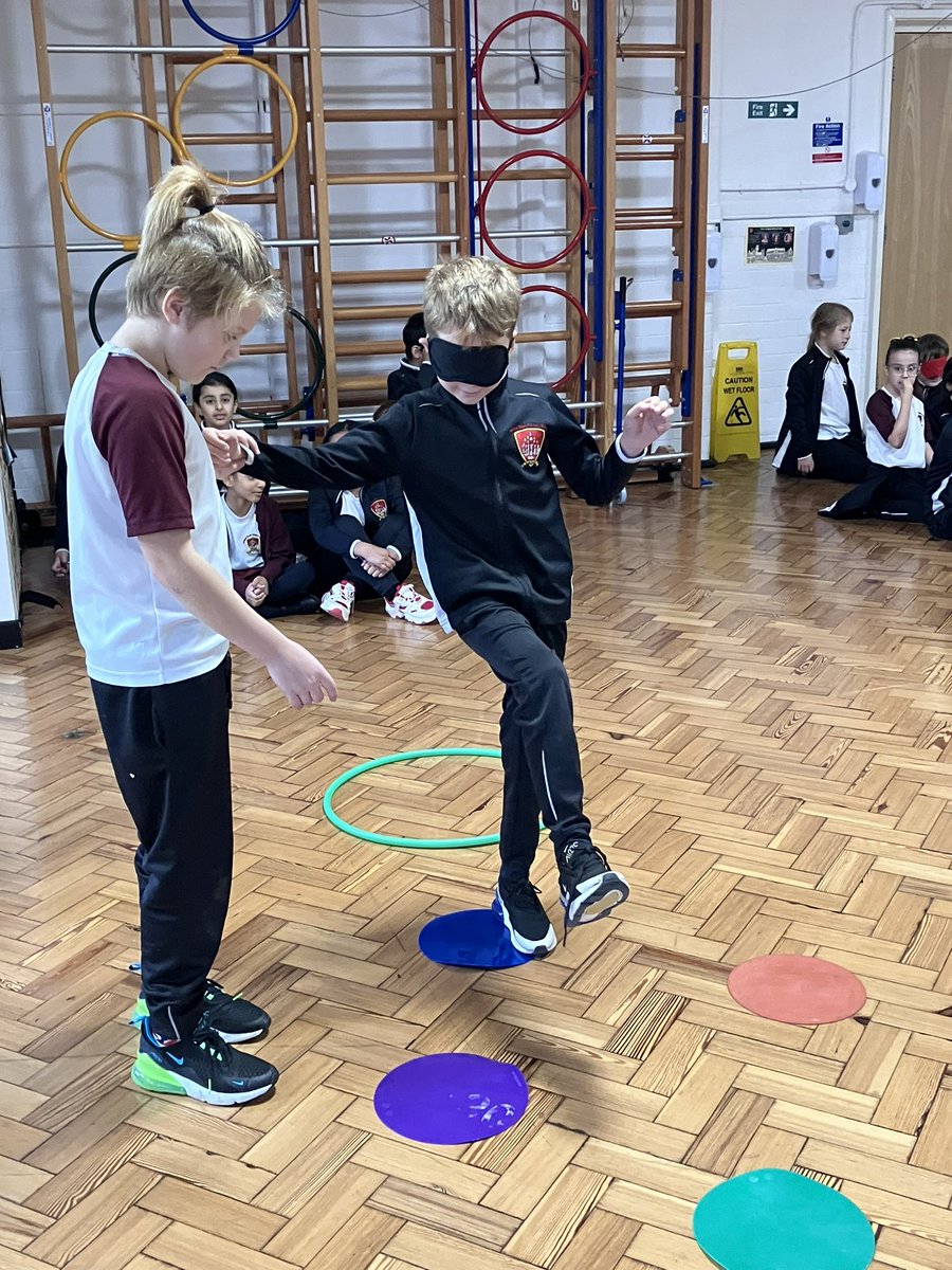 AnfieldRoadY4's tweet photo. Super teamwork today in Prodigies as we guided each other around an obstacle course @AnfieldRoadPE https://t.co/HhYtSyBGLn