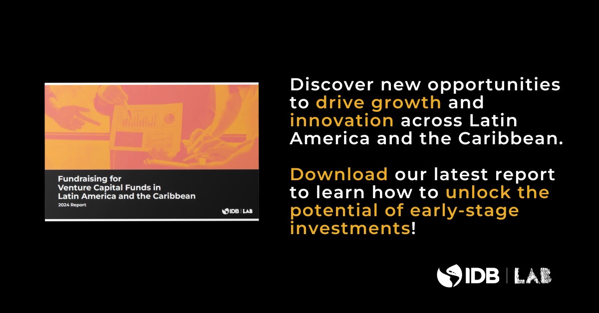 What’s happening in #VentureCapital across #LAC? Our latest report reveals the inside story from 50+ funds and 900+ companies. Don’t miss these insights, crafted for #Investors and #FundManagers. Download here:  publications.iadb.org/en/fundraising…