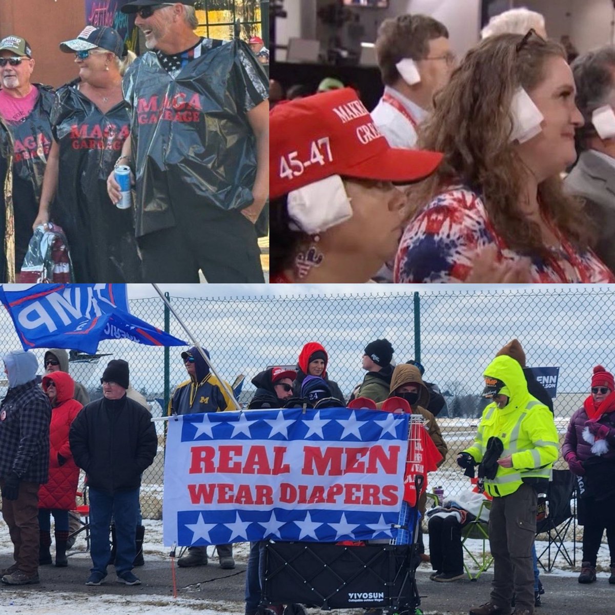 KimberSwells's tweet image. Trump supporters may not be garbage but they have no problem voting for it.

#TrumpIsGarbage #TrumpIsAGlobalLaughingStock