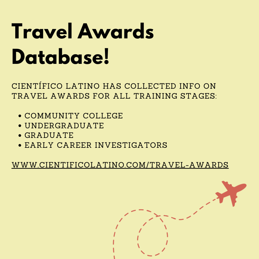 🌍💼 Expand your network, present your research, and gain invaluable experiences with support from these travel grants. Check out the link in bio or visit cientificolatino.com/travel-awards to learn more! 🚀✨