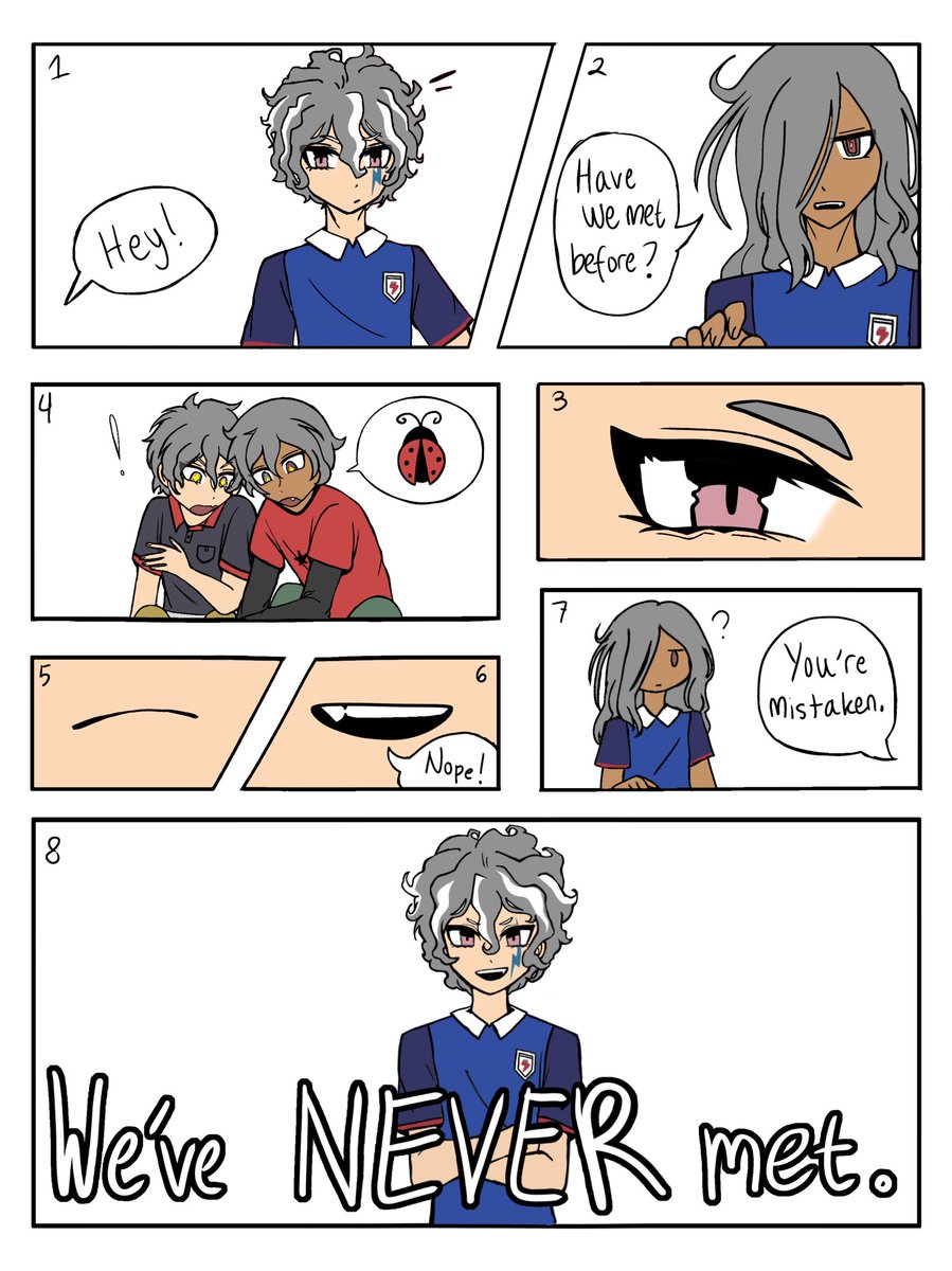 kxvbzs's tweet photo. Day 3: Childhood Friends
A small comic for this AU I’ll never finish
#GodDevilWeek2024 #inatwt #inazumaeleven https://t.co/0zYlrnM5Mm