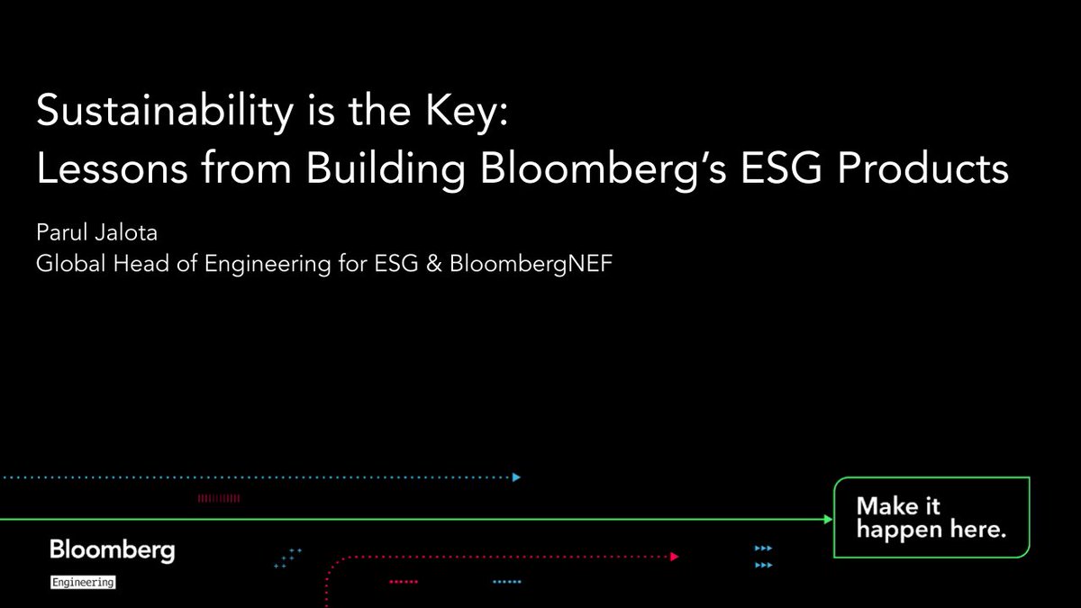 Tech At Bloomberg (@techatbloomberg) on Twitter photo At the <a href="/WomenImpactTech/">Women Impact Tech</a> Accelerate Conference in NYC today (11:30 AM EST), Parul Jalota, Head of Engineering for #ESG & <a href="/BloombergNEF/">BloombergNEF</a>, shares useful lessons related to #innovation, strategy, #collaboration & #leadership you can apply when building products
bloom.bg/4hCucNx At the <a href="/WomenImpactTech/">Women Impact Tech</a> Accelerate Conference in NYC today (11:30 AM EST), Parul Jalota, Head of Engineering for #ESG & <a href="/BloombergNEF/">BloombergNEF</a>, shares useful lessons related to #innovation, strategy, #collaboration & #leadership you can apply when building products
bloom.bg/4hCucNx