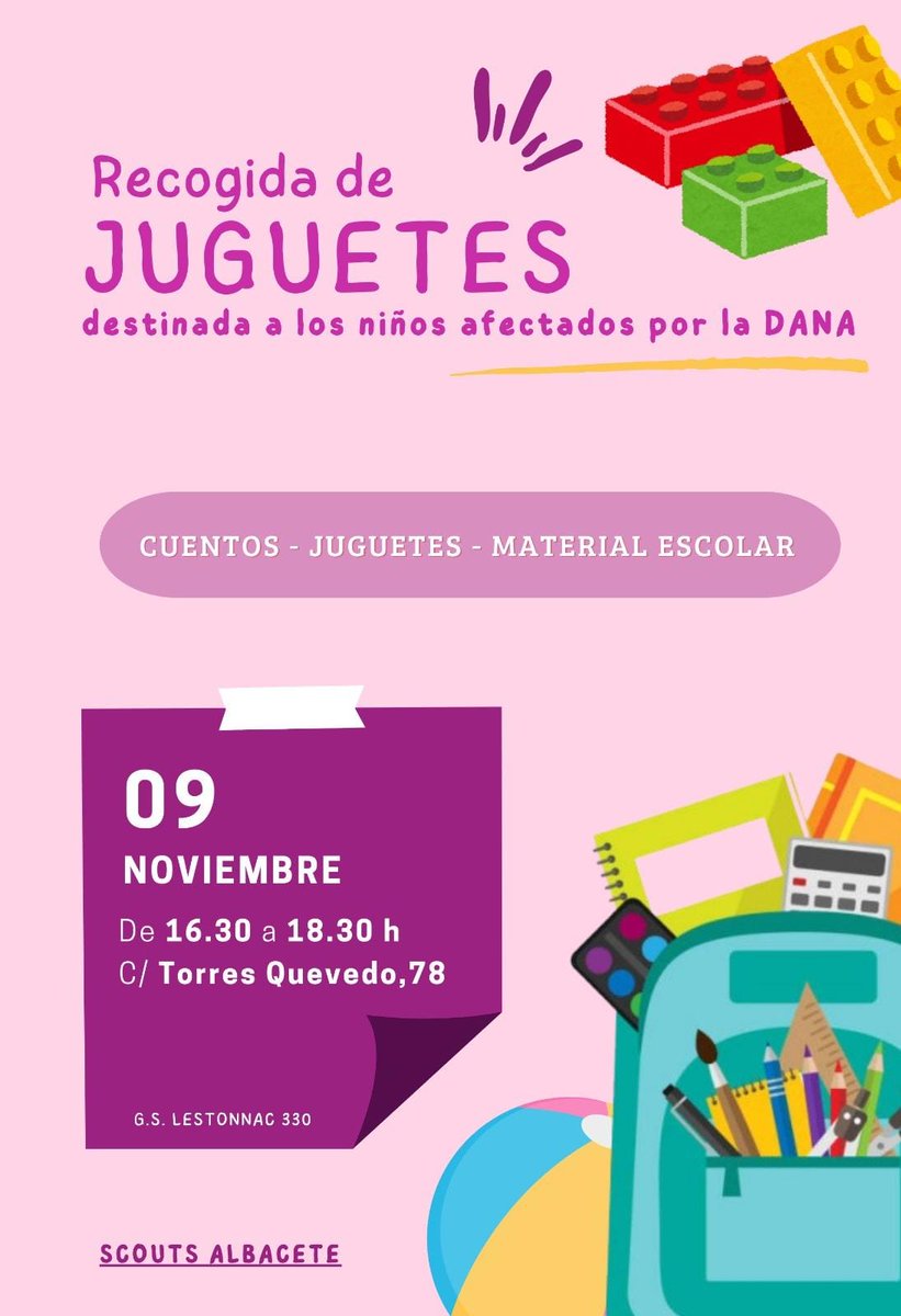 Lestonnac_330's tweet photo. ya sabéis muchachos, cualquier ayuda y cualquier gesto es bien recibido, os esperamos allí!!!!☺️💖 https://t.co/zElZl7U7pa