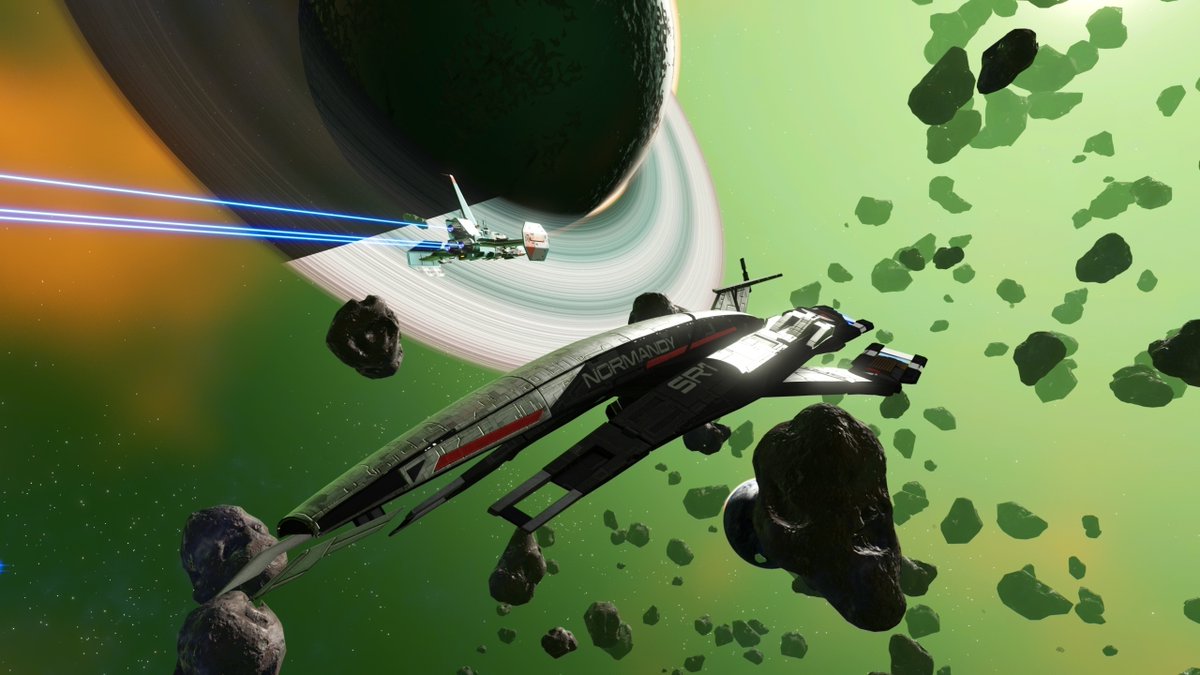 NoMansSky's tweet image. Today we are launching THREE updates for No Man's Sky

😵Introducing Cross Save
🤩PlayStation 5 Pro Support
🥰A Mass Effect Expedition

It's been a huge amount of work for our little team, launching on all platforms for free today.

Full details here
nomanssky.com/2024/11/cross-…