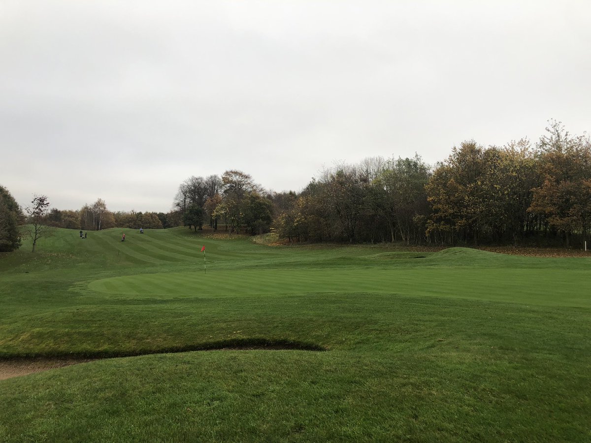 Good November weather ….. still cutting fairways, hand cutting greens …… good for golf …..