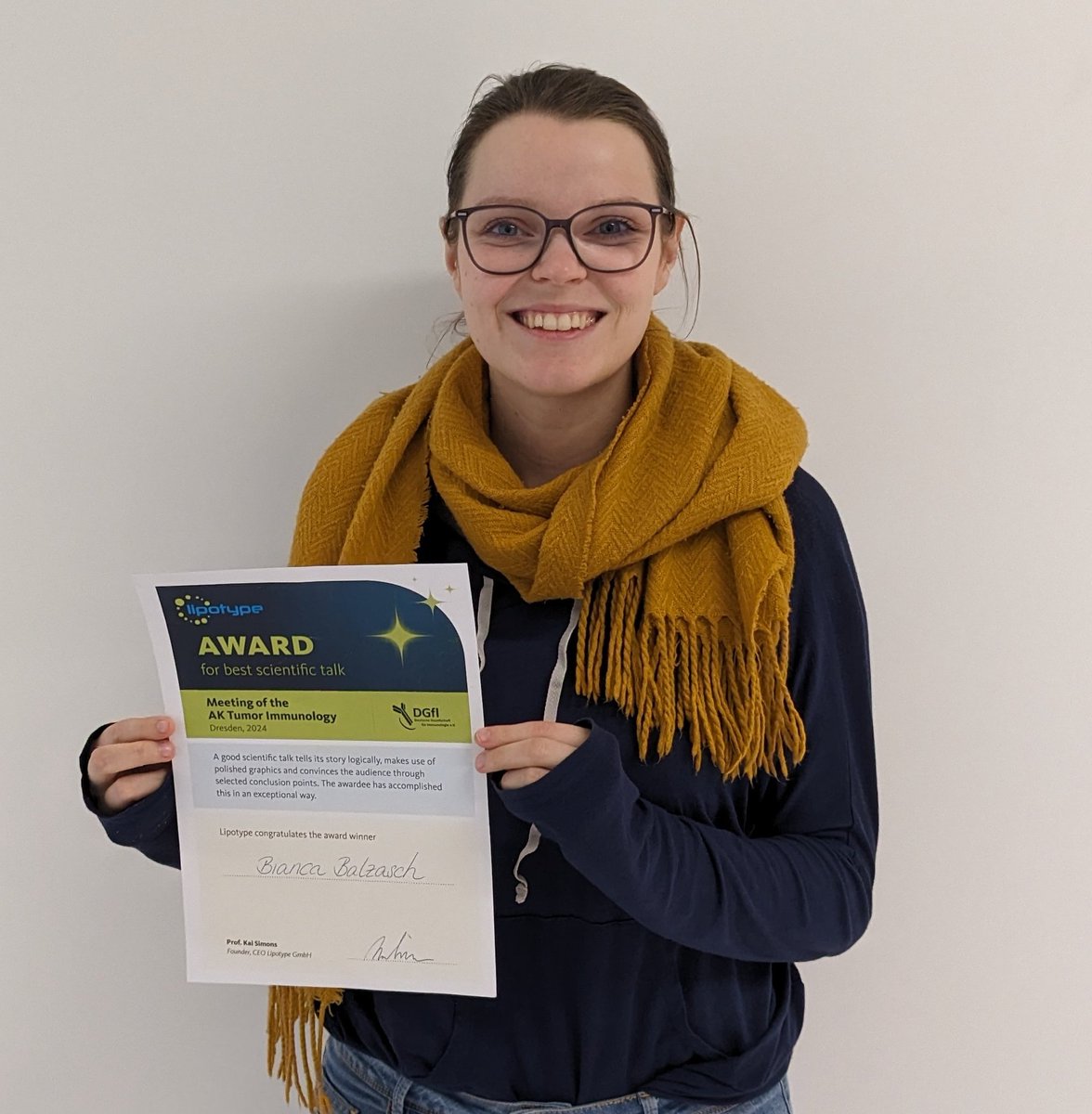 Cerwenka Lab (@cerwenkalab) on Twitter photo π for best young researcher talk at AK Tumor-Immounology Meeting to <a href="/biancabalzasch/">Bianca Balzasch</a> Congrats! π for best young researcher talk at AK Tumor-Immounology Meeting to <a href="/biancabalzasch/">Bianca Balzasch</a> Congrats!