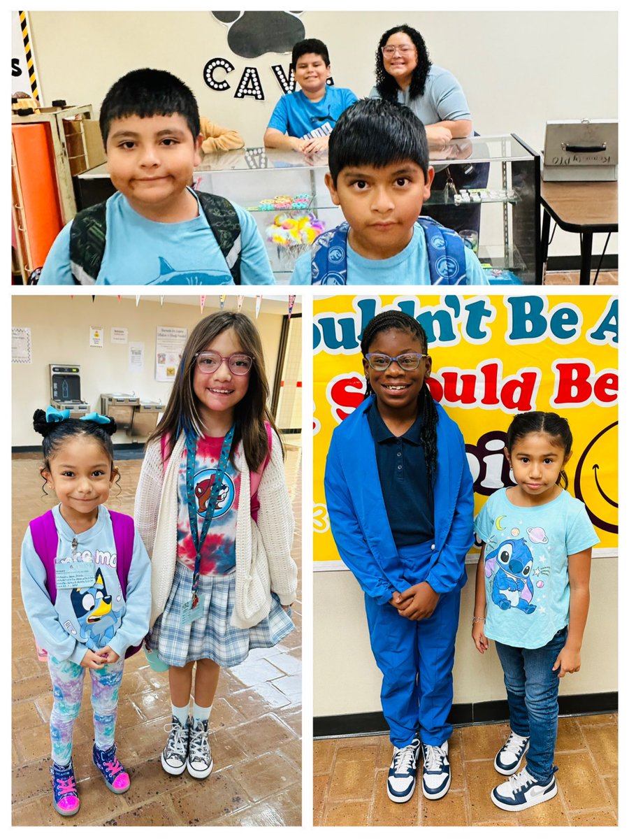 TseCougs's tweet image. Our Cougars @KennedyCougs wearing blue to spotlight Gratitude. #BuildingCharacter #SEL #Gratitude @CharacterStrong