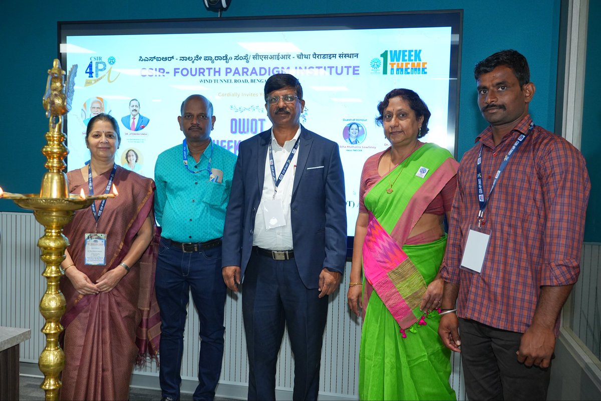 CSIR_NIDSA's tweet photo. Inaugural session of OWOT event of ANB theme at CSIR-4PI with farmers feedback on RSSA mission mode project. Event had participation of RSSA project PIs from 9 CSIR labs and agriculture student’s. #OneWeekOneTheme @CSIR_IND @CSIR_NIScPR @SMCC_NIScPR @CSIRCIMAP https://t.co/bPZqARSzx9