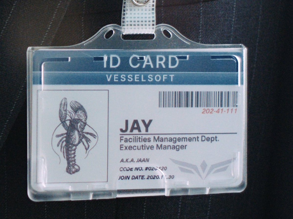 JAY Vesselsoft ID Card information Name: JAY a.k.a JAAN Position
