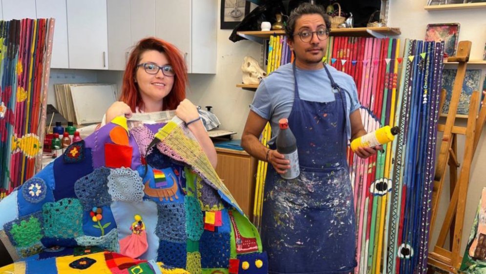 Sara Khayat, a queer visual artist and graphic designer from Syria, has been the ICORN resident in Gävle, Sweden, since early 2023. 

Learn more about her work in the last two years: bit.ly/4hFP8Dm