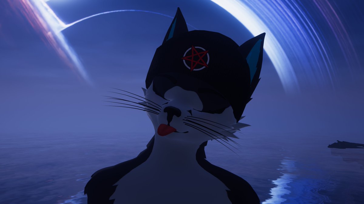 NuclearFox404's tweet photo. I've finally took the plunge and customised my own vrchat avatar.  I think its been a long time coming but I'm still very new to unity and blender so any help on clothing/accessories/shaders/textures is welcome ^^ https://t.co/KxlMCnWGz8