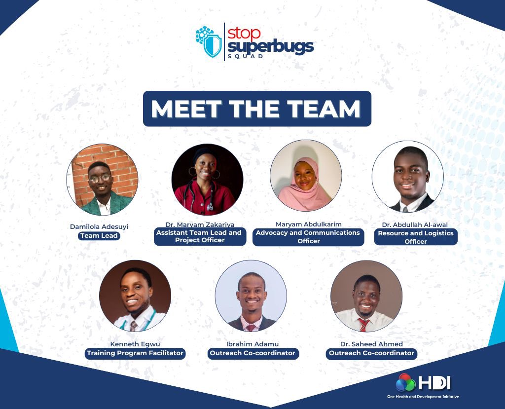 🤝Meet Our Team! We're a passionate group of youth advocates working to empower the next generation of AMR communicators. Together, we're committed to fighting antimicrobial resistance! #TeamAMR #YouthForAMR #AMRCommunication