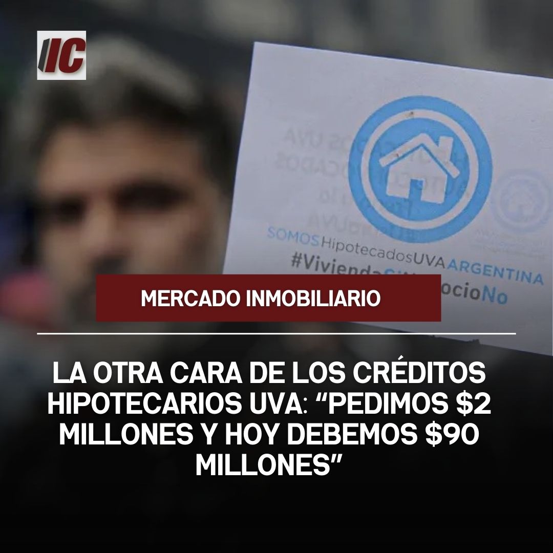 Los créditos hipotecarios UVA fueron una opción para muchas familias en busca de su hogar.

Sin embargo, a más de 8 años de su implementación, la realidad es otra: muchos deudores enfrentan un escenario crítico 

Más info 👉 t.ly/_UXXk