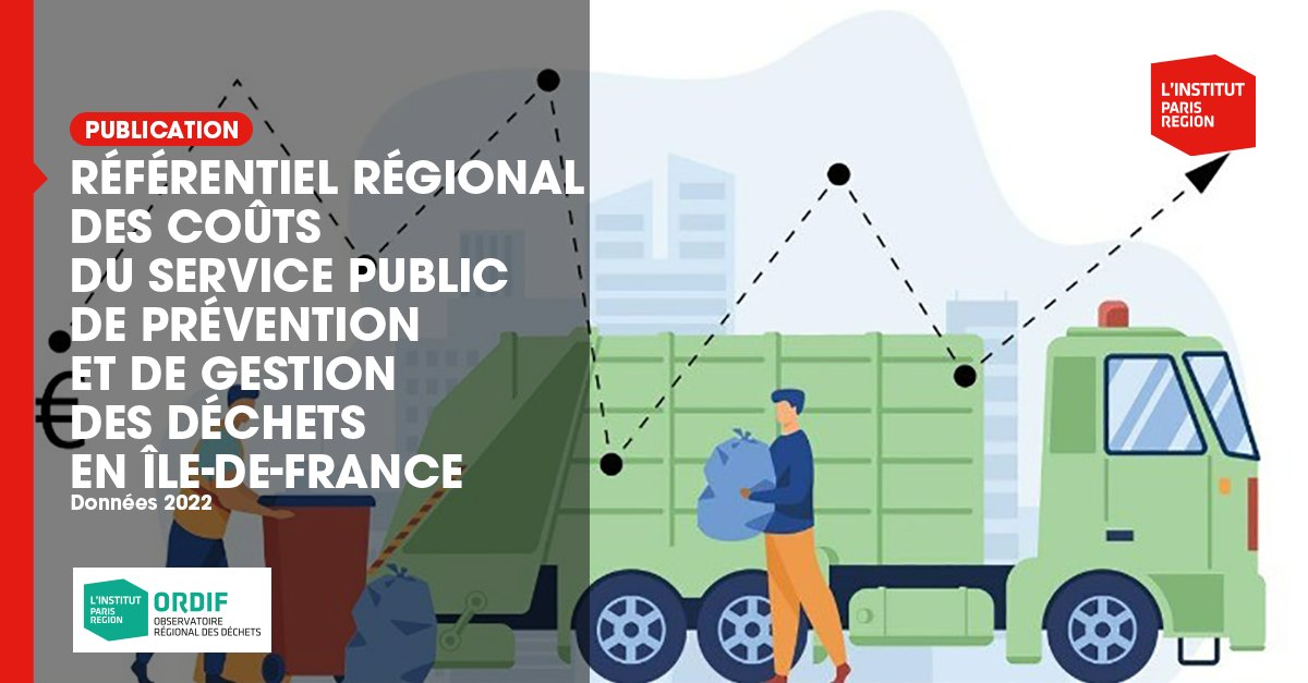 ♻ [VIENT DE PARAÎTRE] Référentiel régional des coûts du service public de prévention et de gestion des déchets en Île-de-France
NOTICE DE L'ORDIF
COÛT DU SERVICE PUBLIC DES DÉCHETS : 97€ PAR FRANCILIEN EN 2022
LIRE LA NOTICE : ordif.fr/nos-ressources…