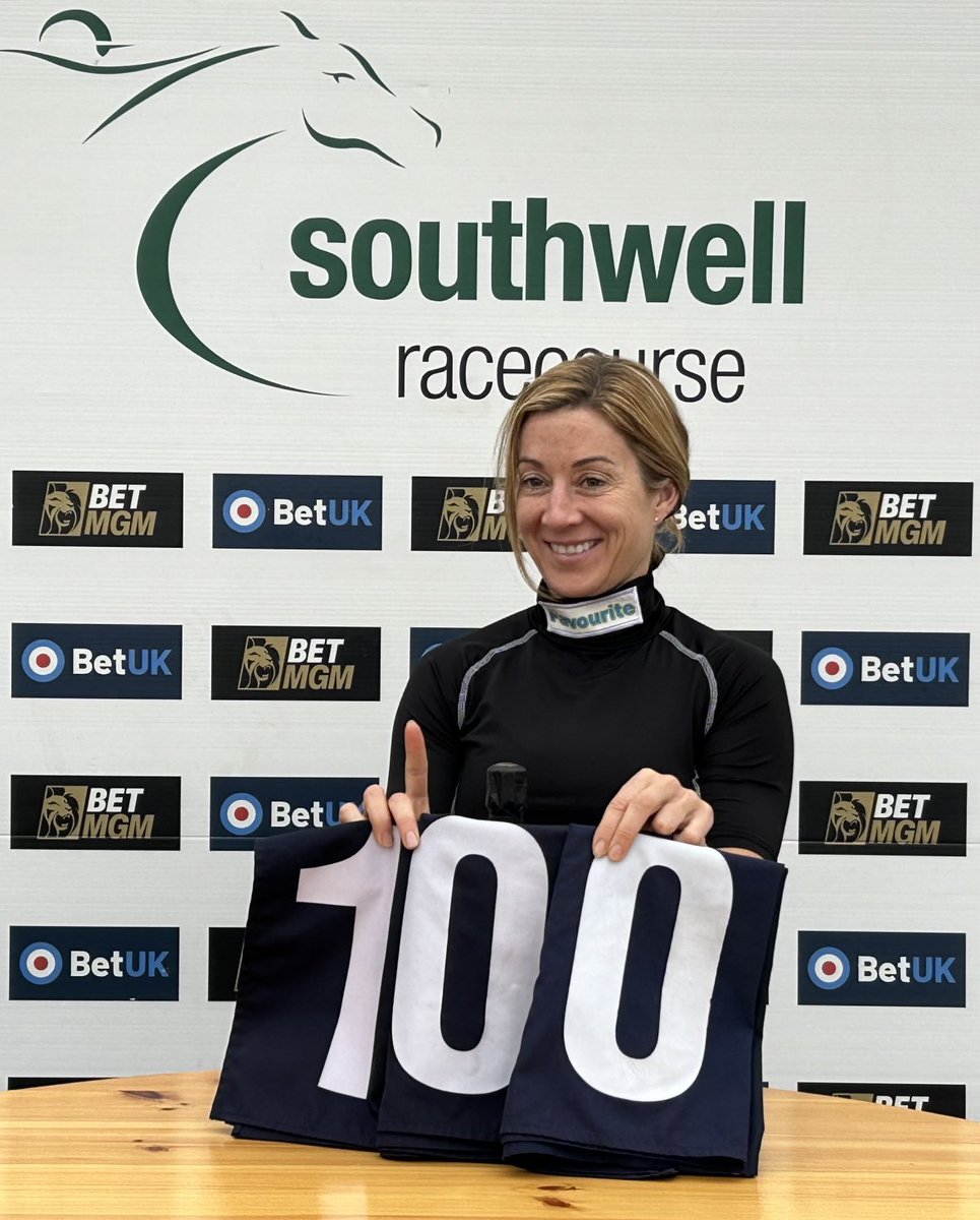 Simon Mapletoft (@simonmapletoft) on Twitter photo Congrats to <a href="/Hayleyturner123/">Hayley Turner</a> on her 100th winner at her local track <a href="/Southwell_Races/">Southwell Racecourse</a> on Caledonian. “That’s for my Nan, who has a seat here in her memory,” she said. <a href="/AtTheRaces/">At The Races</a> <a href="/SkySportsRacing/">Sky Sports Racing</a> <a href="/awchamps/">AWChampionships</a> ☺️⭐️🏇 Congrats to <a href="/Hayleyturner123/">Hayley Turner</a> on her 100th winner at her local track <a href="/Southwell_Races/">Southwell Racecourse</a> on Caledonian. “That’s for my Nan, who has a seat here in her memory,” she said. <a href="/AtTheRaces/">At The Races</a> <a href="/SkySportsRacing/">Sky Sports Racing</a> <a href="/awchamps/">AWChampionships</a> ☺️⭐️🏇