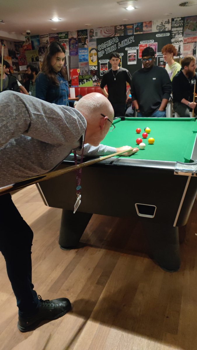 UEA Psychology (@ueapsychology) on Twitter photo ๐ฑ This week, our head of school was first in the fight at the Ziggurat Challengeโs pool (billiards) event, diving straight into the action!  
๐
Stay tuned for the next exciting challenge:
ueasport.co.uk/activity-and..โฆ
#ZigguratChallenge  #PoolGame ๐ฑ This week, our head of school was first in the fight at the Ziggurat Challengeโs pool (billiards) event, diving straight into the action!  
๐
Stay tuned for the next exciting challenge:
ueasport.co.uk/activity-and..โฆ
#ZigguratChallenge  #PoolGame