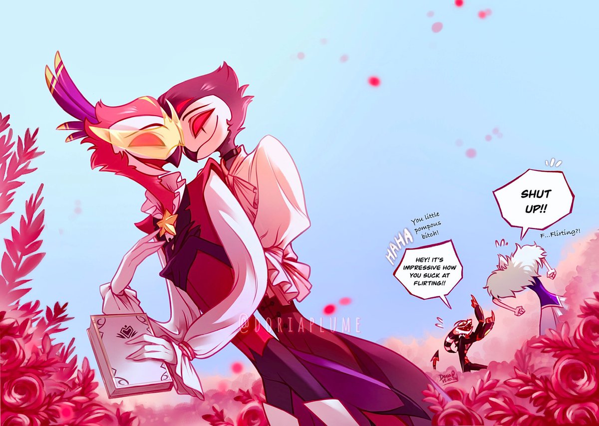 doriaplume's tweet photo. ✨🌹✨
Romantic Birds ~ Final 

•
#HelluvaBoss #HelluvaBossFanart #Stolas #Blitzø #Vassago #Stolassago #Stolago #Andrealphus #dtiys #doriaplume7k https://t.co/CoT1f8dgS7
