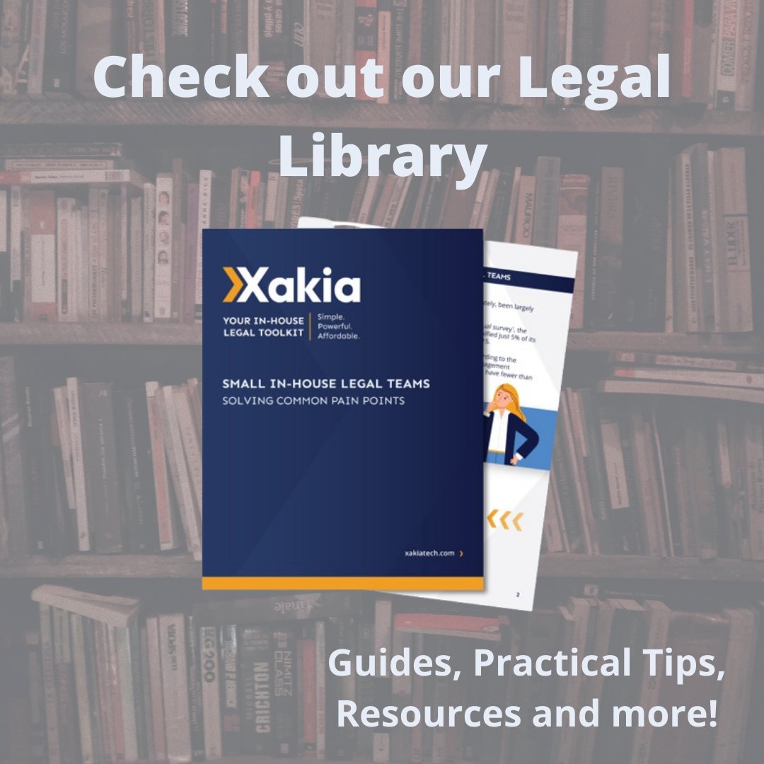 In-house legal teams, this one’s for you!

Tired of the same old grind? It’s time to check out Xakia’s Legal Resource Library. We’ve got everything you need to lighten the load and boost your legal workflow.

Dive in and see what all the buzz is about! hubs.ly/Q02W_75-0