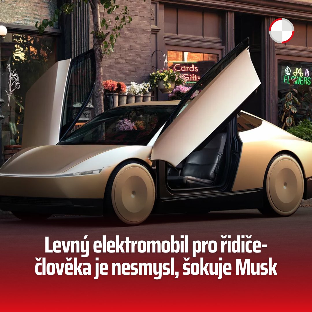 Nabídnout svým zákazníkům elektromobil za dostupnou cenu, je podle Elona Muska bezpředmětné, pokud ten vůz nemá schopnost autonomní jízdy. 👉 auto.cz/levny-elektrom…