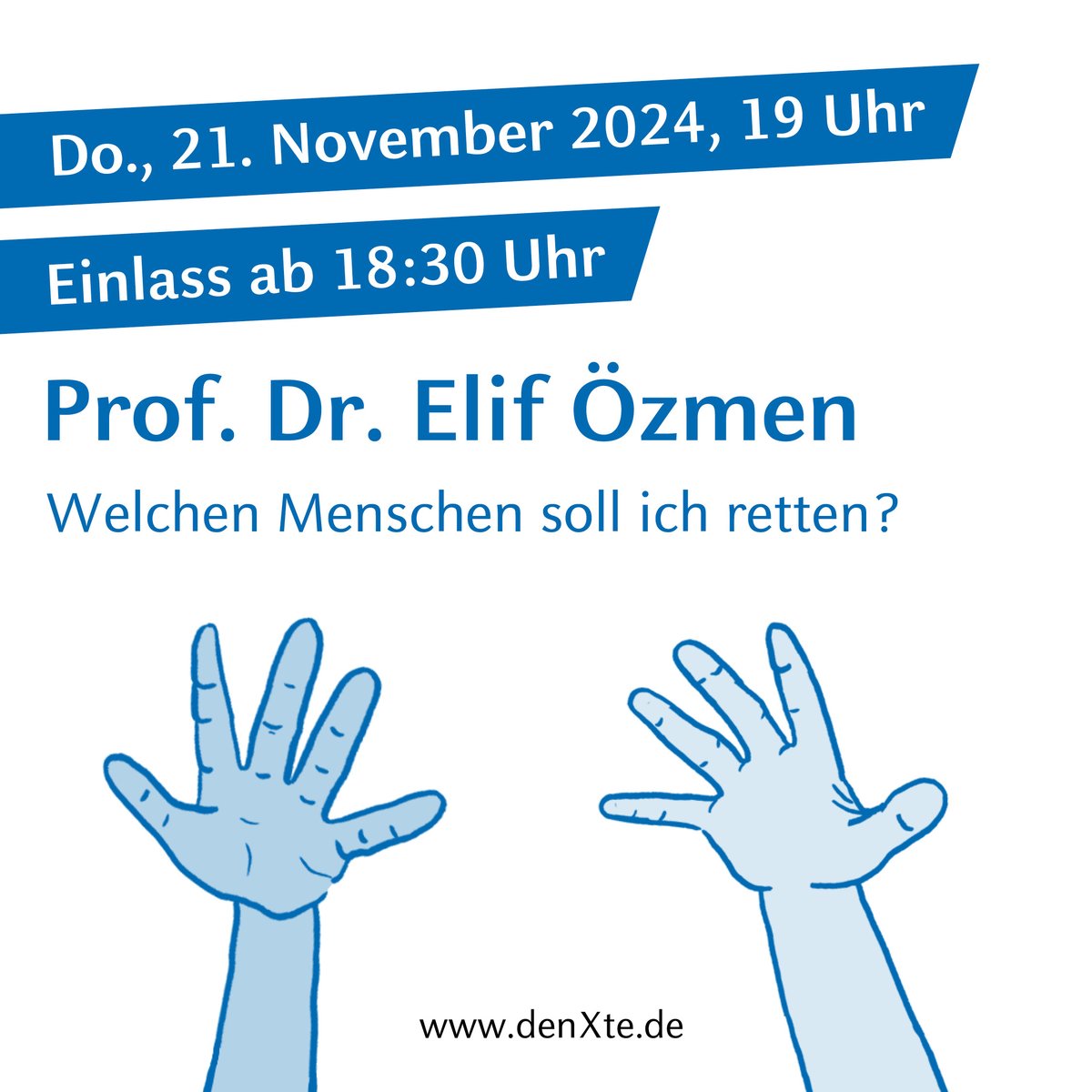 Stell Dir vor, Du kannst nur einen von zwei Menschen retten – einen geliebten oder einen unbekannten🤯💔 Was würdest Du tun?

Diskutiert mit #denXte &amp; @elif_oezmen (<a href="/jlugiessen/">Universität Gießen</a>) ein #Gedankenexperiment zu Bevorzugung und Moral📚
👉21. November 2024, 19 Uhr im HdU
#WissKomm

(1/2)