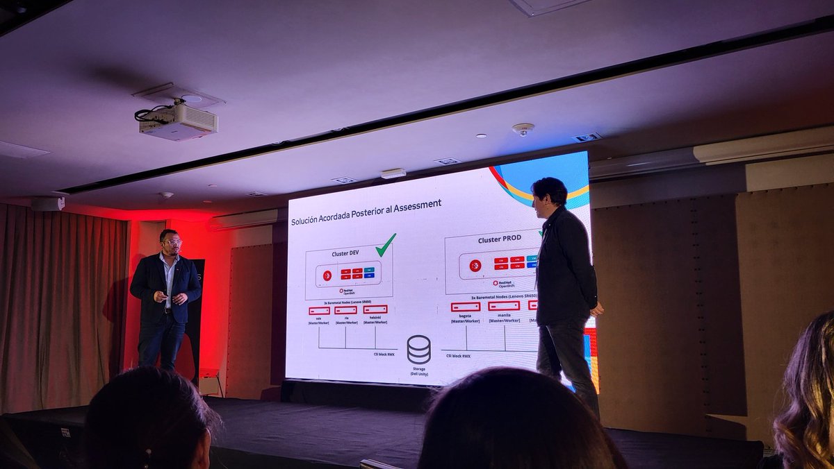 mabeleira's tweet image. @redhatla #rhsummit 2024 Montevideo #openshiftvirtualization