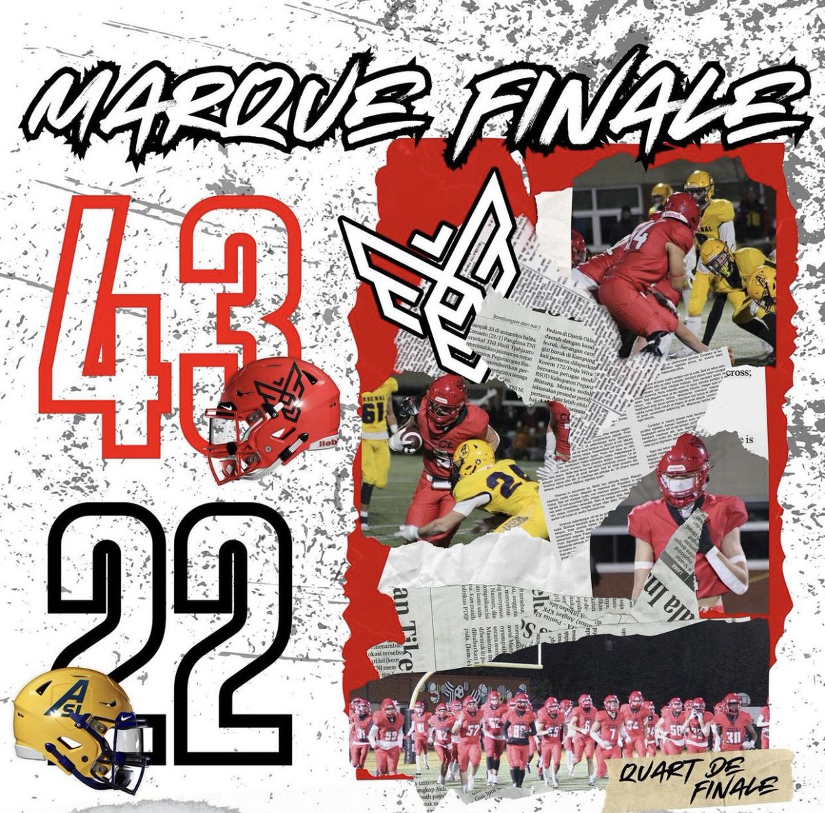 Punched our ticket to the semifinals! 💥🏈 #RSEQ #Football #CCLWay #Football #Juvi