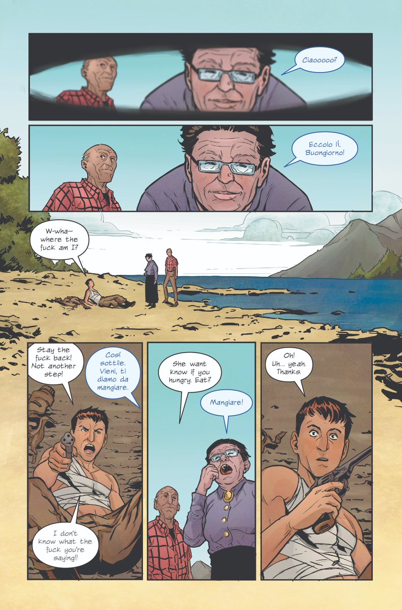Chuck Satterlee just wants to make comics. (@comicschuck) on Twitter photo Just over 50 minutes left to get to 29K and close out <a href="/potsandpanels/">Pots and Panels</a> !!
kickstarter.com/projects/monst…
Here are four pages from <a href="/TheOtherMarioC/">Mario Candelaria</a> & Antonio di Caprio's (colored by <a href="/SnakebitStudio/">Matt James</a> & lettered by Chuck Maly) story titled: Mangiare! Just over 50 minutes left to get to 29K and close out <a href="/potsandpanels/">Pots and Panels</a> !!
kickstarter.com/projects/monst…
Here are four pages from <a href="/TheOtherMarioC/">Mario Candelaria</a> & Antonio di Caprio's (colored by <a href="/SnakebitStudio/">Matt James</a> & lettered by Chuck Maly) story titled: Mangiare!