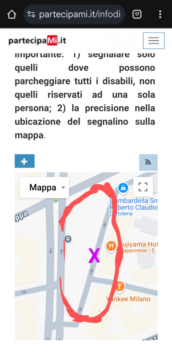 partecipaMi's tweet image. Silvia Maestri scrive: "S-Mappiamo i #posti per #disabili, visto che li stanno eliminando":
partecipami.it/infodiscs/view…
su ''#Mappiamo i #parcheggi per disabili sulle strade di #Milano"
partecipami.it/mappaparcheggi…