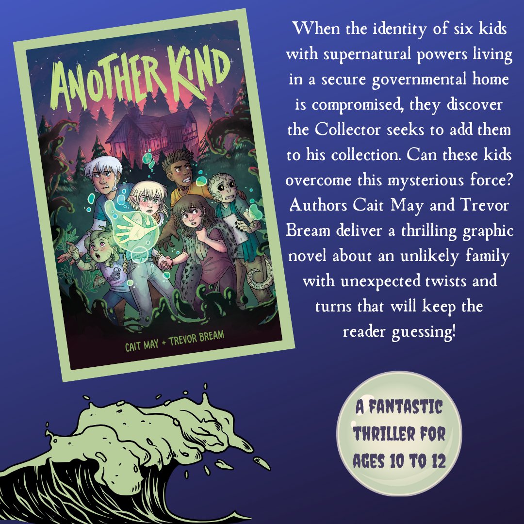 I’m not usually into monster stories, but @caitmayart and <a href="/TrevTellsTales/">Trevor Bream 🏳️‍⚧️ Among the Trees</a>’ Another Kind is no ordinary tale. A thrilling graphic novel with unexpected twists that’ll keep you guessing until the end!

<a href="/draper_claire/">Claire Draper || 🍉 from the river to the sea</a>
<a href="/HarperCollins/">HarperCollins</a>