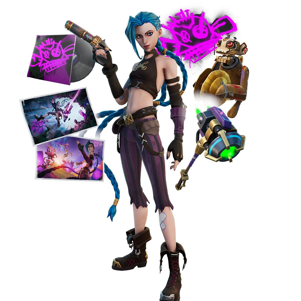 FireMonkey's tweet image. For those curious, despite Arcane Season 2 having recently started airing, the Jinx and Vi bundles haven't been updated for the Item Shop.

They could still return but it's highly unlikely due to still using outdated image assets.