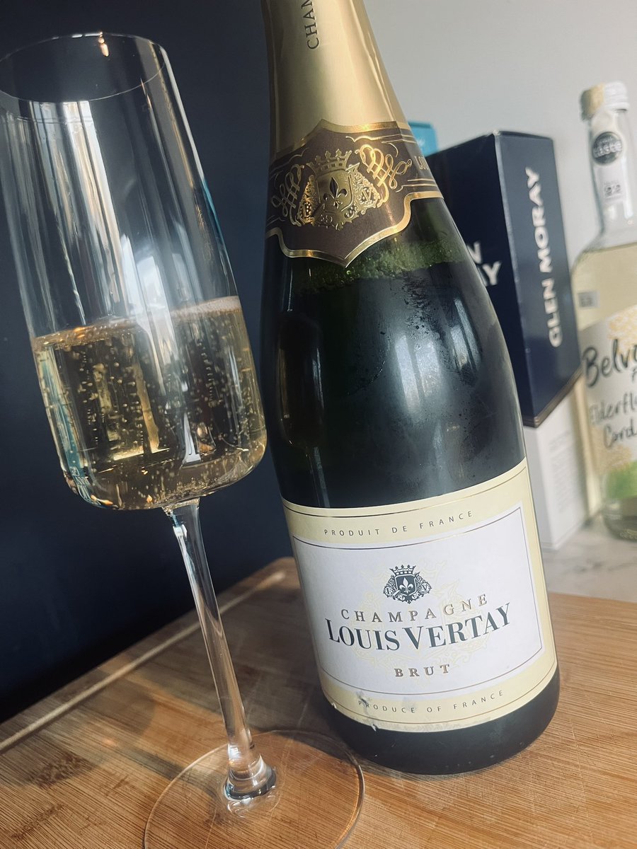 Popped and poured in celebration of me securing promotion to Cabin Manager again. ✈️🧡✈️🧡 #crewlife