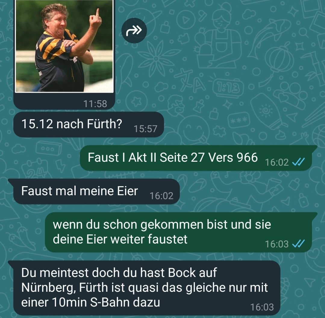 Was will mein Prof. von mir