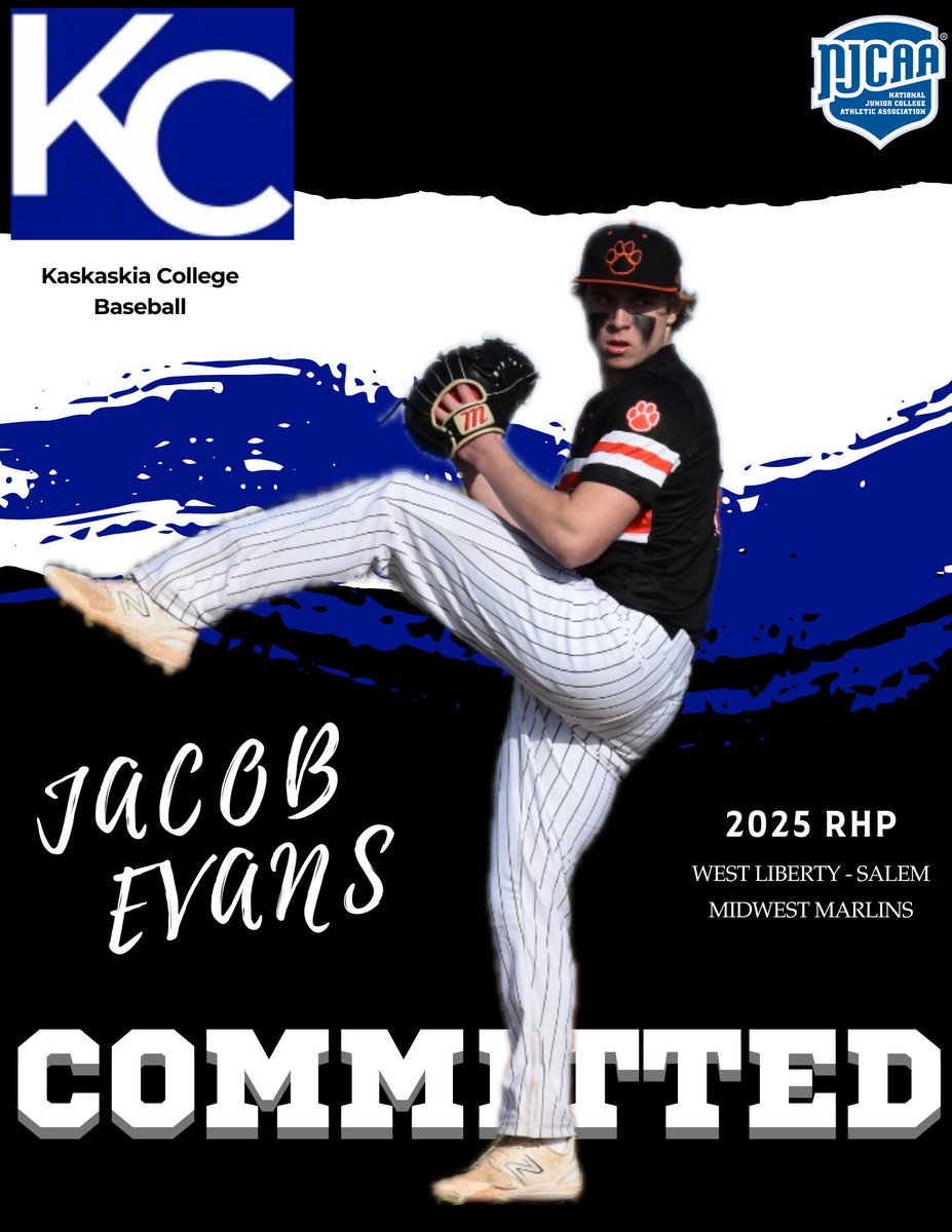 Excited to announce I will be continuing my academic and athletic career at Kaskaskia College.  Thanks to everyone who has supported me in this journey; and to the Kaskaskia coaching staff for this opportunity!
<a href="/MW_Marlins_Nat/">Midwest Marlins National (Gray)</a> <a href="/CoachFloyd17/">Kyle Floyd</a> @CoachWillseyKC <a href="/KCCoachKoester/">Mitch Koester</a>