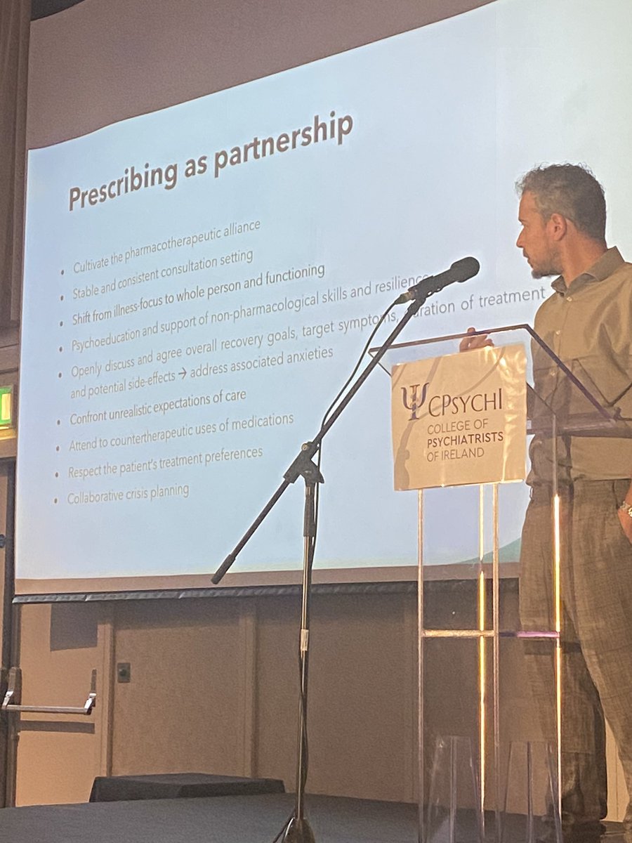lgoodbu's tweet photo. Great to be invited to the #psychconf of @IrishPsychiatry to share @SethsStory99 there was also sharing of Vicki’s plea @vickidrummond2  @SaraTurle Go for it &amp; a snippet of @Sophieslegacy10 and fab feedback on stories as a way of understanding &amp; improving care https://t.co/sZAgqTYQWz