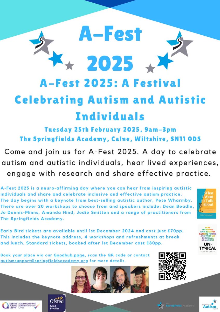 Next year I will presenting a workshop on autism as a fruit salad at the A-Fest, I am looking forward to it.

A-Fest 2025- Early bird tickets on sale soon!
Come and join us for A-Fest 2025, a festival celebrating autism and autistic individuals!