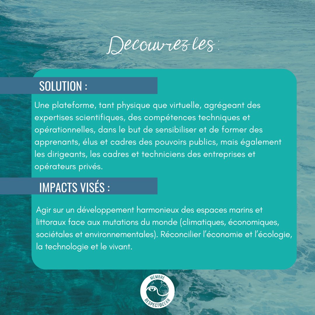 📣🌊[BIENVENUE] Nous sommes heureux d'accueillir un nouvel adhérent, Université Internationale de la Mer, plateforme de compétences pédagogiques pour un développement raisonné et durable des mers et littoraux.

▶️respectocean.com/universite-int…