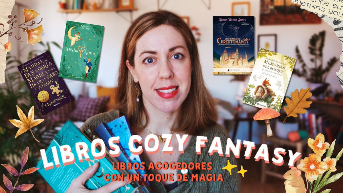 MagratAjostiern's tweet photo. ✨ NUEVO VÍDEO ✨ Os traigo mis 10 imprescindibles de cozy fantasy porque nunca fueron más necesarios libros reconfortantes y que sean refugio 🍄🍃☕️

https://t.co/l3l0dV3N42 https://t.co/RiLzLXTWZM