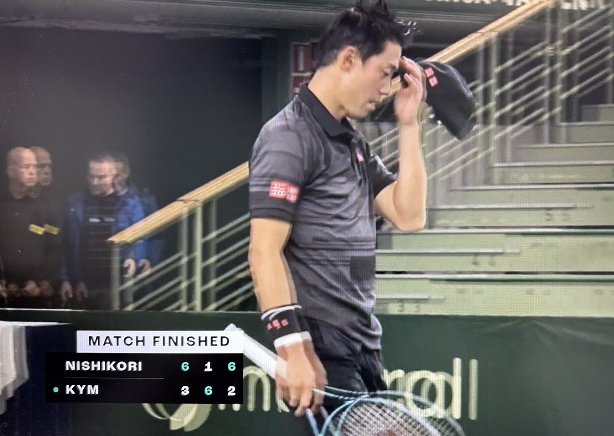 peppermint168's tweet photo. 錦織二回戦勝ちましたー！2セット目を考えたら、何なのこの人ってキム選手も思った事でしょう笑
さあQFもがんばってー！おつかれさまでした。
#錦織圭 #HPPopen #ヘルシンキチャレンジャー https://t.co/bkfNKZd9bS