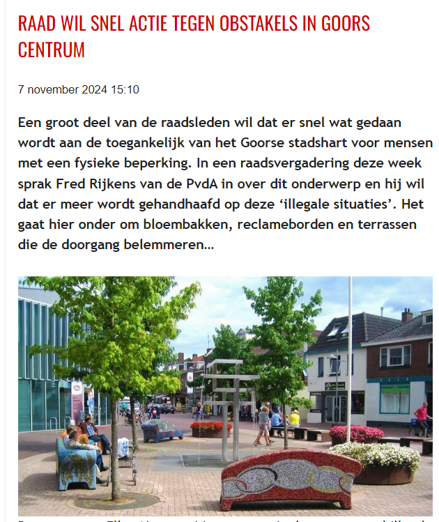Er is toch een plan voor nieuwe inrichting van het centrum?  Soms kun je efficiënter dingen combineren voor een groter resultaat. Want dat centrumplan komt toch ook mede van de Gemeente. #samen #combineren #communicatie