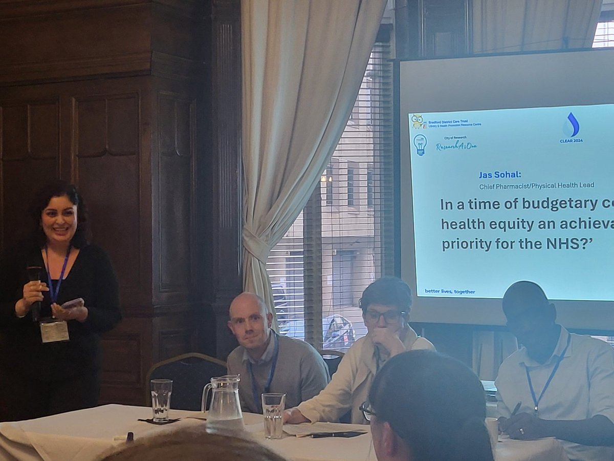 It's time for The Big Debate at the #CLEAR2024 conference where our panellists discuss "In a Time of Budgetary Constraints, is Health Equity an Achievable Priority for the NHS? <a href="/BDCFT/">BDCFT NHS</a> <a href="/BDCFTLibrary/">BDCFT Library & Health Promotion Resources</a> <a href="/CityOfResearch/">CityOfResearch</a> <a href="/ResearchAsOne/">ResearchAsOne - City of Research</a> <a href="/wolfsoncahr/">The Wolfson Centre for Applied Health Research</a>