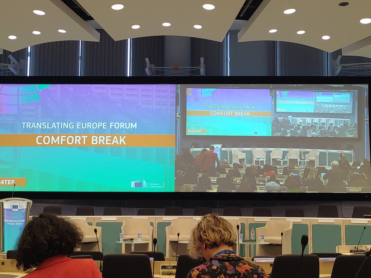 #2024TEF  What an enriching coffee break!  😃

👉 We had a fantastic exchange of views with professionals working at the #CJEU about the importance of having real-world legal experience when it comes to legal translation 🧩⚖️

#legal #translation #wordsmatter #legalawareness #xl8