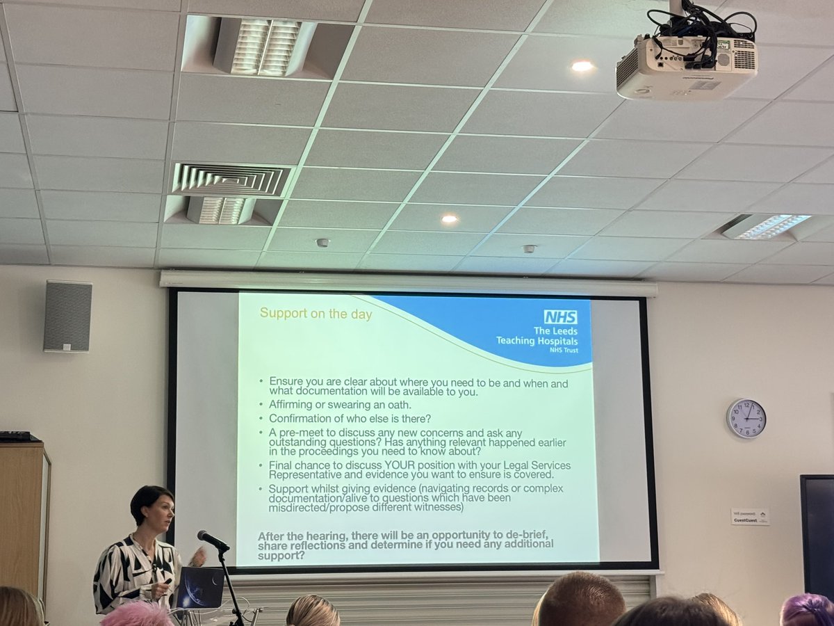 Yet another very interesting and informative session delivered by Rebecca Allen on Coroners Court and the ACP! #ACPsurgLeeds