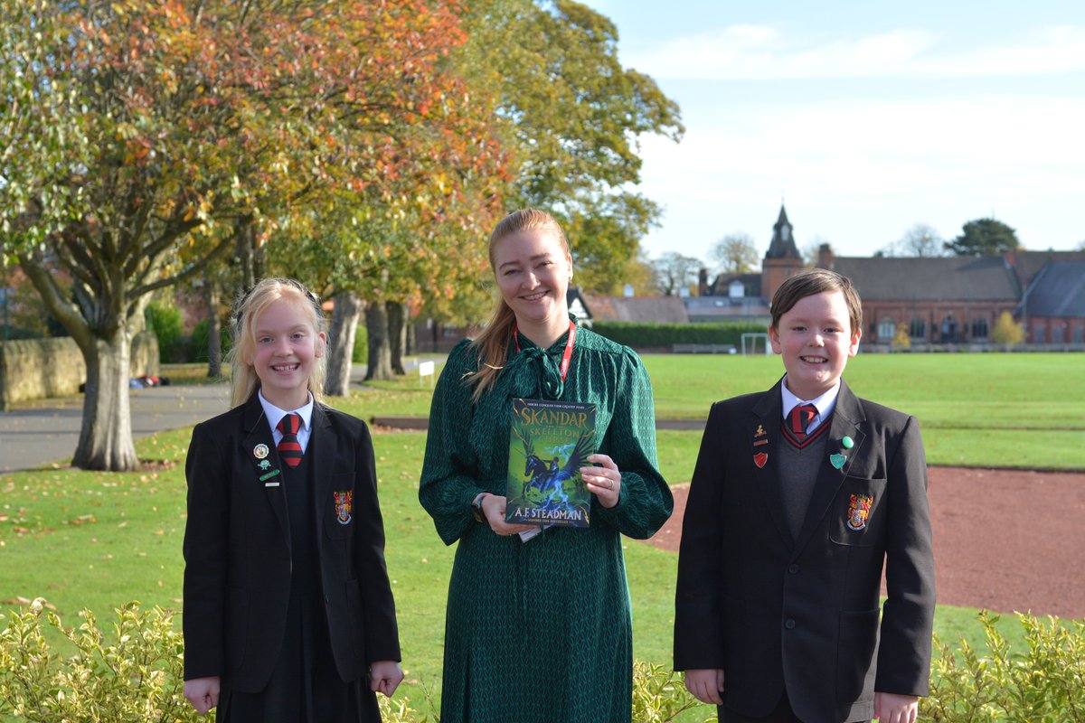 Birkenhead School (@birkenheadschl) on Twitter photo The students in years 5-7 were delighted when global best-selling Author of the Skandar series, A. F. Steadman, came into school to discuss her latest book in the series, Skandar and the Skeleton Curse, in association with <a href="/LinghamsBooks/">Linghams Bookshop books, toys and author events</a>
#AuthorVisit #Prep #Seniors #FindYourNiche The students in years 5-7 were delighted when global best-selling Author of the Skandar series, A. F. Steadman, came into school to discuss her latest book in the series, Skandar and the Skeleton Curse, in association with <a href="/LinghamsBooks/">Linghams Bookshop books, toys and author events</a>
#AuthorVisit #Prep #Seniors #FindYourNiche