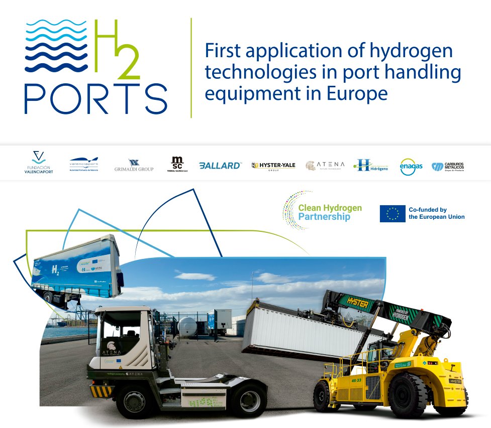 H2PORTS (@h2ports) on Twitter photo 📣The #hydrogen #H2PORTS project has been shortlisted in the category Best #Innovation at the <a href="/CleanHydrogenEU/">Clean Hydrogen Partnership</a> Awards 2024🏆
👉Vote now for H2PORTS!➡️lnkd.in/eBSH9AKy
📅The deadline for voting is 10 November
🏅The award ceremony will be held on 20 November during <a href="/EUH2Week/">European Hydrogen Week</a> 📣The #hydrogen #H2PORTS project has been shortlisted in the category Best #Innovation at the <a href="/CleanHydrogenEU/">Clean Hydrogen Partnership</a> Awards 2024🏆
👉Vote now for H2PORTS!➡️lnkd.in/eBSH9AKy
📅The deadline for voting is 10 November
🏅The award ceremony will be held on 20 November during <a href="/EUH2Week/">European Hydrogen Week</a>