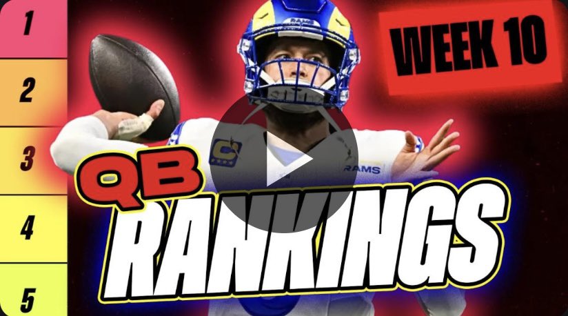 FantasyHdliners's tweet image. QB Rankings! 

youtube.com/watch?v=wnETKx…

#FantasyFootball #FantasyAdvice #Quarterbacks