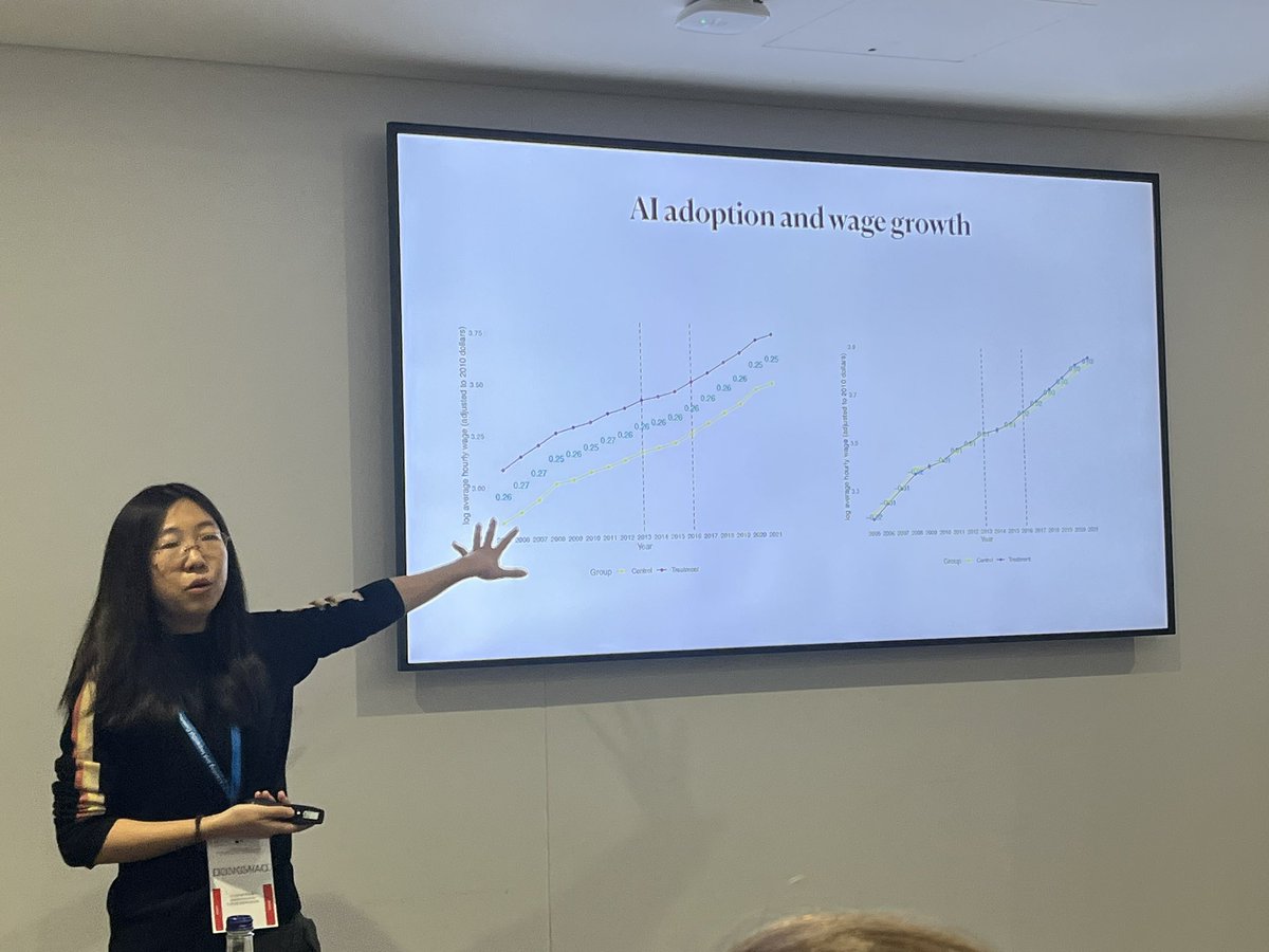 Rune Dahl Fitjar (@fitjar) on Twitter photo AI adoption is associated with increases in employment and - for more complex occupations - increases in wages. <a href="/DongmiaoZhang/">Dongmiao Zhang</a> at #RSAwinter <a href="/POLISS_EU/">Policies for Smart Specialisation</a> <a href="/sprint_rsa/">SPRINT Research Network</a> AI adoption is associated with increases in employment and - for more complex occupations - increases in wages. <a href="/DongmiaoZhang/">Dongmiao Zhang</a> at #RSAwinter <a href="/POLISS_EU/">Policies for Smart Specialisation</a> <a href="/sprint_rsa/">SPRINT Research Network</a>