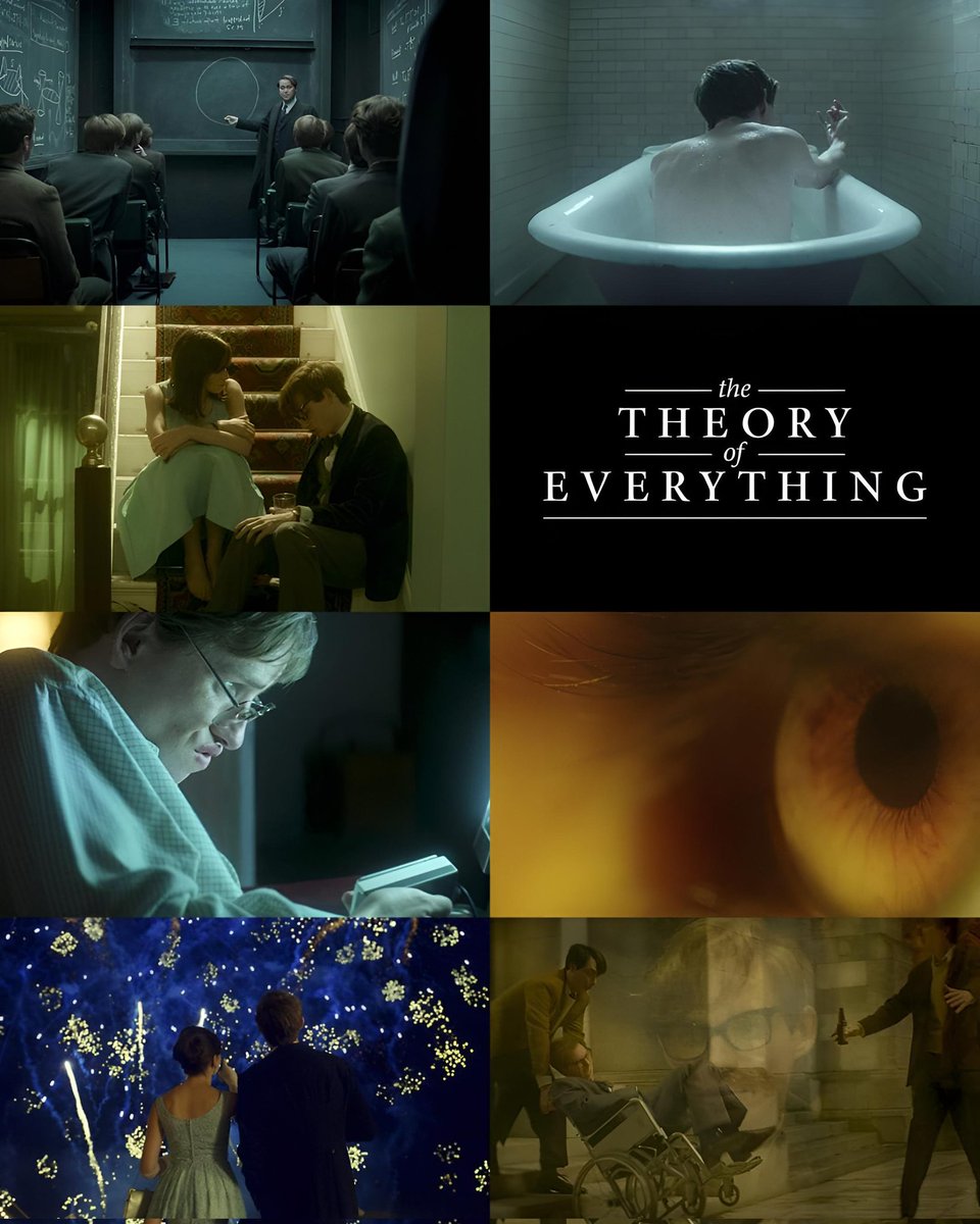CorrecaminosMi1's tweet image. 🚨🚨🚨Os dejo esta Recomendación que me gustó bastante  
 ‘LA TEORÍA DEL TODO’, protagonizada por Eddie Redmayne y Felicity Jones.
• La película ganó 1 Oscar.
#RecomendacionesCine 
#TheTheoryOfEverything