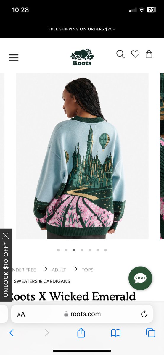 Absolutely in love with the Wicked cardigan from Roots but also absolutely too broke to afford a $140 cardigan