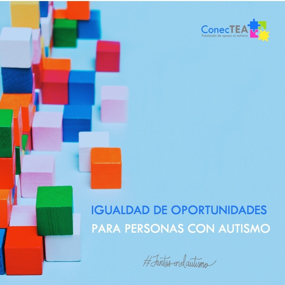 ConecTEA's tweet photo. En Fundación #ConecTEA apoyamos a las personas con autismo para que encuentren un sentido de pertenencia en su comunidad 👥 y tengan igualdad de oportunidades. 
¿Te unes a nosotros? 🥰
🧩 Fundación para personas con autismo y sus familias https://t.co/PlPjdNk6zR
#ValoresConecTEA https://t.co/AkgR3TknaM