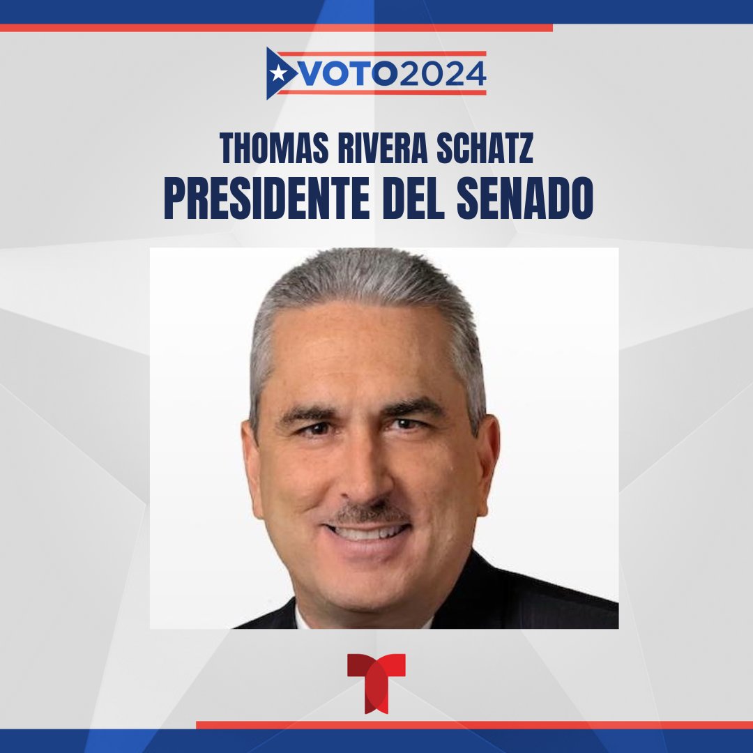 Jenniffer González anuncia hoy al liderato legislativo | Thomas Rivera Schatz será nuevamente presidente del Senado. trib.al/X8eaI2c